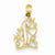 14k Gold #1 Mom pendant, Alluring Pendants for Necklace