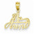 14k Gold #1 Aunt pendant, Fine Pendants for Necklace