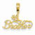 14k Gold #1 Brother Pendant, Pendants for Necklace