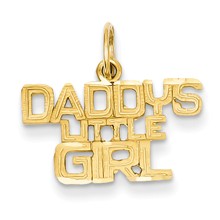 14k Gold Daddy's Little Girl Charm hide-image