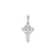 Celtic Cross Charm in 14k White Gold