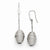 Bronze Rhodium-plated Hive-shape Earrings