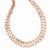 Rose-Tone Rhodium-Plated Necklace