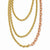 Hammered Rose & Gold-Tone Necklace