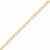 14K Yellow Gold Double Link Heart Charm