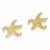 14k Yellow Gold Starfish Earrings