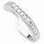 14k White Gold Diamond Wedding Band