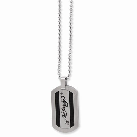 Stainless Steel Logo Dog Tag Necklace