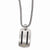 Titanium Cablek Rivets Bezel Endant Necklace