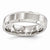 Titanium Polished & Brushed Beveled 6mm Wedding Band