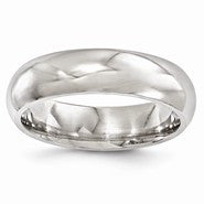 Titanium 6mm Polished Wedding Band