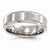 Titanium Polished & Brushed Beveled 7mm Wedding Band