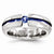 Titanium Sapphire & Blue Anodized 6mm Wedding Band