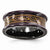 Black Titanium Concave Anodized Copper Color 8mm Wedding Band