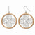 Sterling Silver Rose Gold-plated Shepherd Hook Earrings