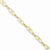 14K Yellow Gold Double Heart Link Bracelet