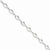 14K White Gold Polished Fancy Link Bracelet