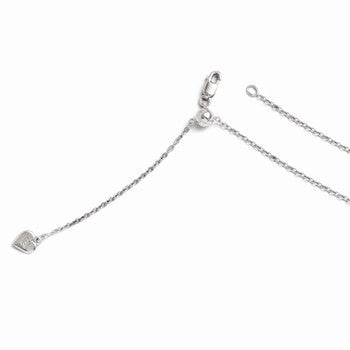 Sterling Silver Adjustable Curb Chain