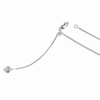 Sterling Silver Adjustable Spiga Chain