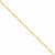 14K Yellow Gold Flat Figaro Chain