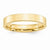 14k Yellow Gold 4mm Standard Flat Comfort Fit Wedding Band