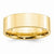 14k Yellow Gold 7mm Standard Flat Comfort Fit Wedding Band