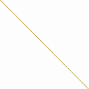 14K Yellow Gold Solid Polished Franco Chain