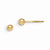 14k Yellow Gold 3mm Ball Screwback Earrings