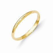 14k Yellow Gold Polished Baby Ring