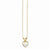 14K Yellow Gold Madi K Opal Heart Necklace