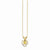 14K Yellow Gold Madi K Citrine Heart Birthstone Necklace