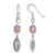 February Crystal Miraculous Earrings