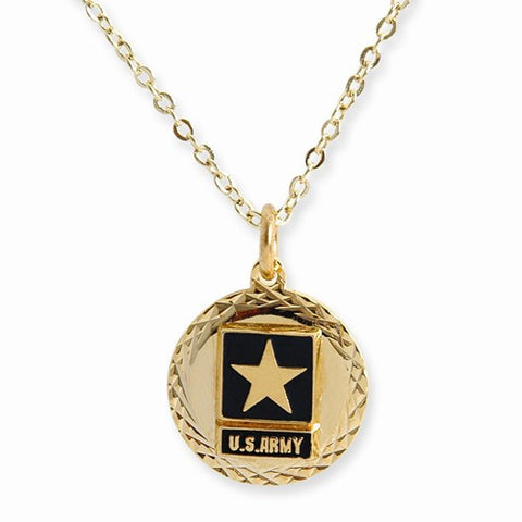 Army 22K Gold-Plated Necklace