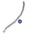 Air Force Rhodium Finish Bracelet