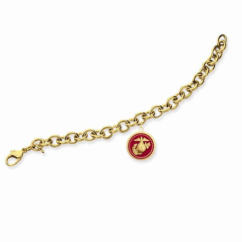 Marines 18K Gold Plated Bracelet