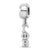 Sterling Silver LogoGamma Phi Beta Vertical Letters Bead