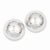 14k White Gold 20mm Half Ball Post Earrings