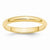 14k Yellow Gold 3mm Half Round Wedding Band