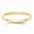 14k Yellow Gold 2mm Lightweight Half Round Wedding Band