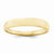 14k Yellow Gold 4mm Tapered Wedding Band