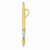 14k Gold & Rhodium 3-D Paint Brush Pendant, Classy Pendants for Necklace