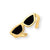 14k Yellow Gold Enameled Sunglasses Toe Ring