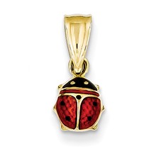 14k Gold Enameled Ladybug Charm hide-image