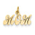 14k Gold Mom Charm hide-image