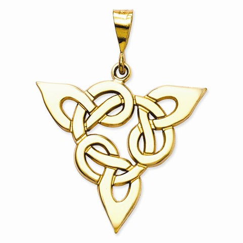 14k Gold Trinity pendant, Exquisite Pendants for Necklace