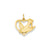 Peace Bird Charm in 14k Gold