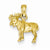 14k Gold 3-D Moose Pendant, Pendants for Necklace