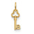 14k Gold B Key Charm hide-image
