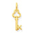 14k Gold K Key Charm hide-image