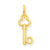 14k Gold O Key Charm hide-image